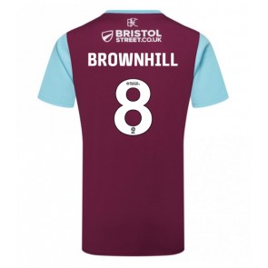 Billiga Burnley Josh Brownhill #8 Hemmatröja 2024-25 Kortärmad